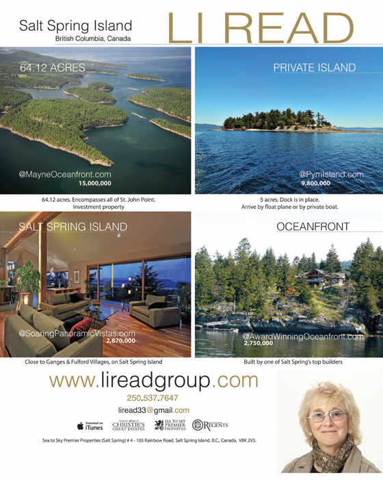 Unique Homes Luxury Real Estate Salt Spring Island Real Estate